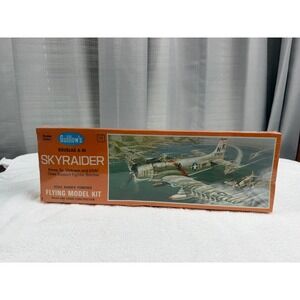 Guillows Douglas A-1H Skyraider Flying Model Kit 904 Balsa Wood and Tissue